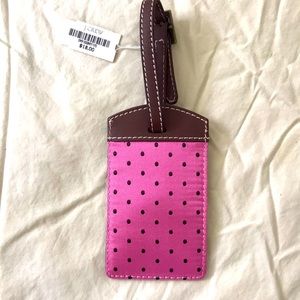 J.Crew Tie Silk Luggage Tag